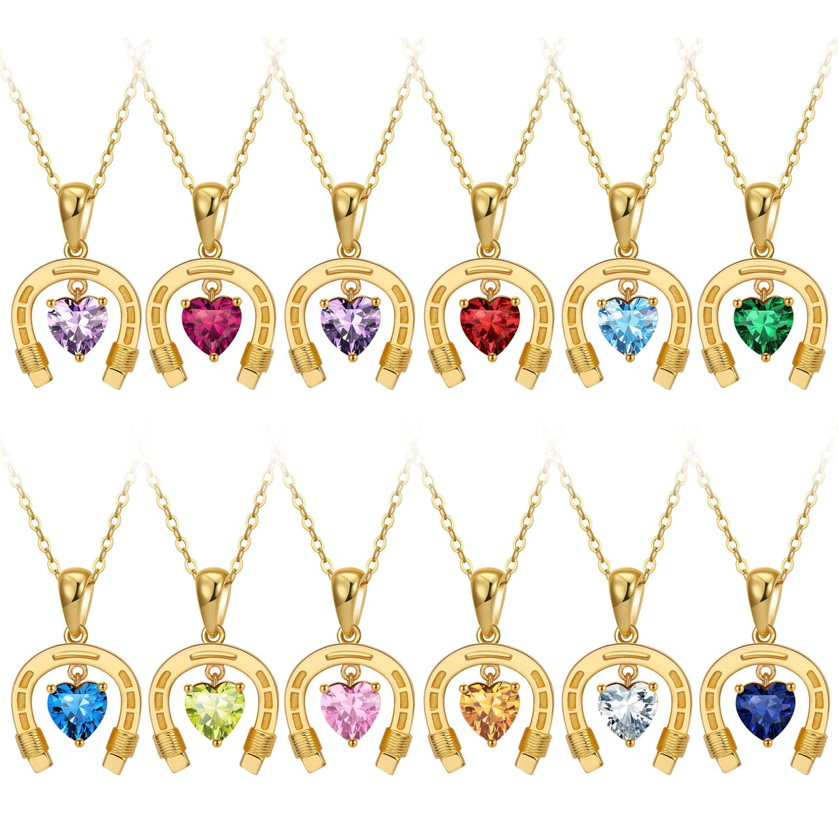 Saints and Saviors Lucky and Loved Birthstone Necklaces - 12 options