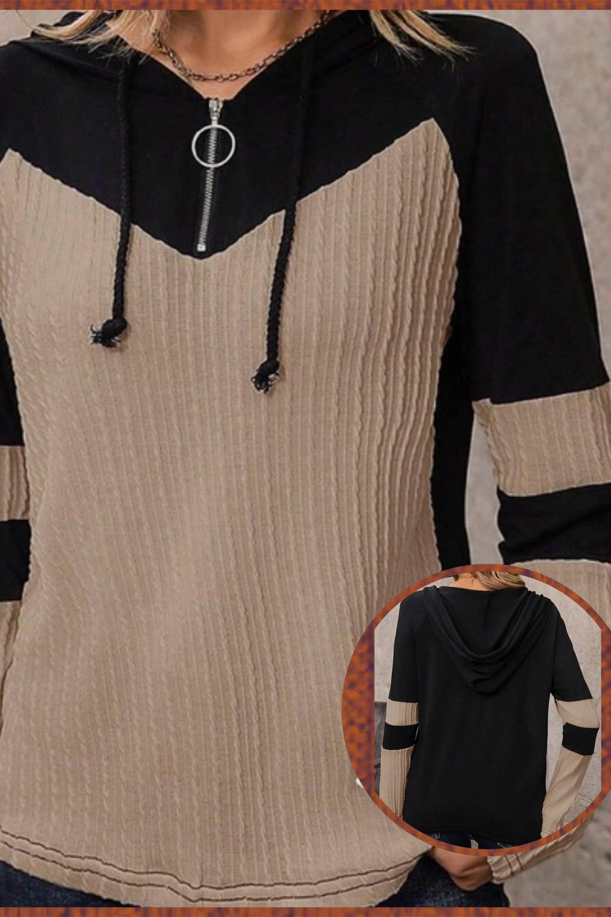 Beige / Black