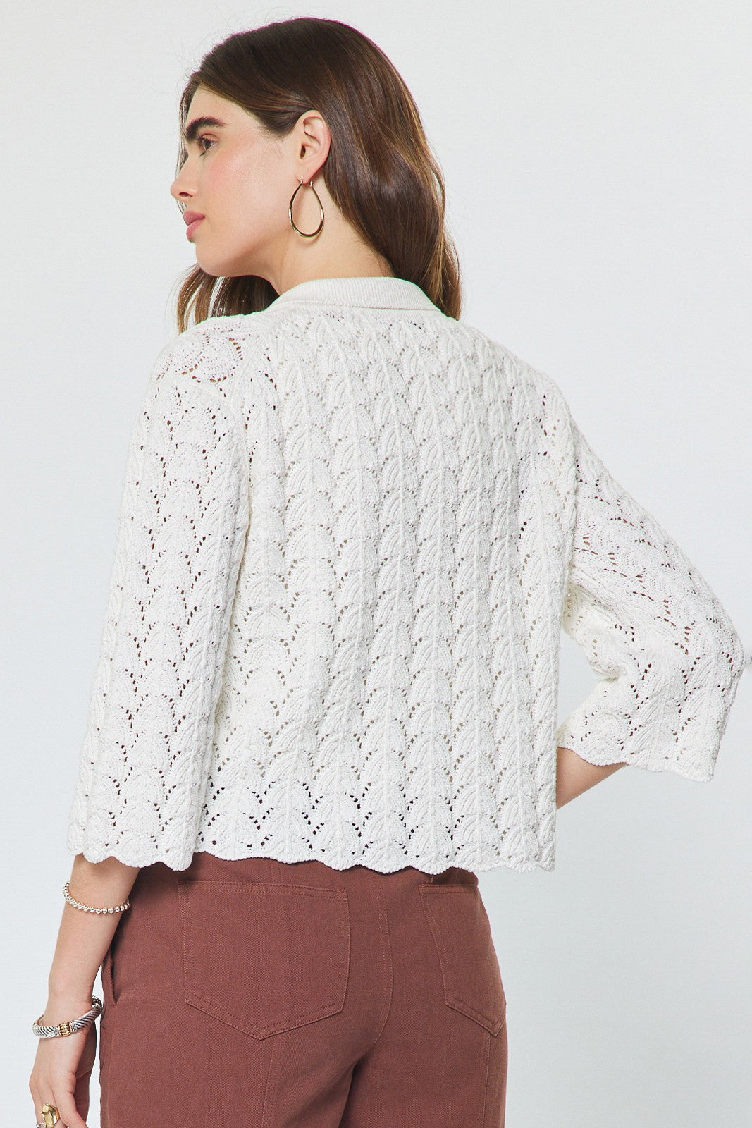 Current Air | Samantha Open Knit Cardigan | Sweetest Stitch Boutique
