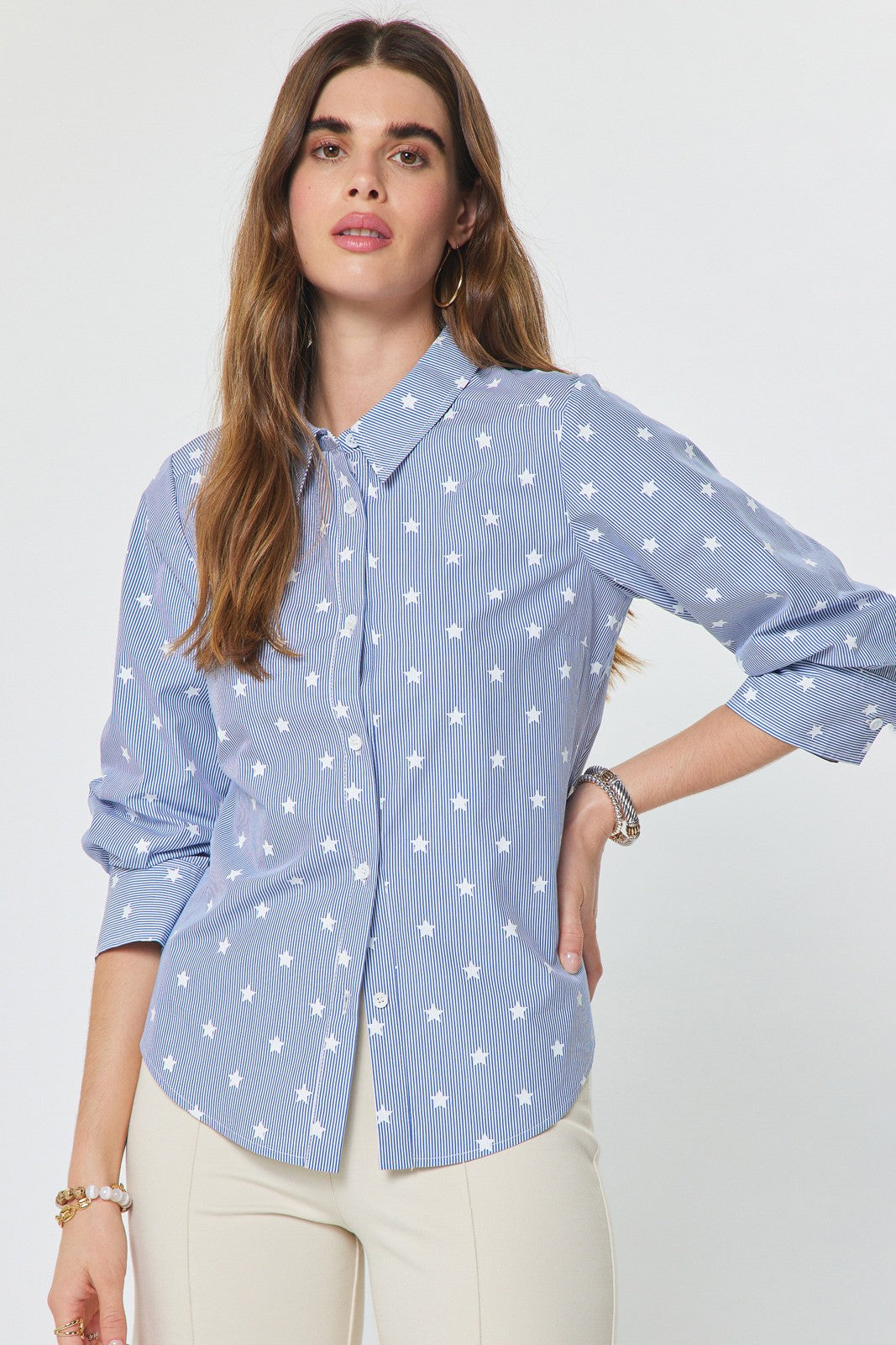 Current Air | Americana Button Down Top | Sweetest Stitch Boutique
