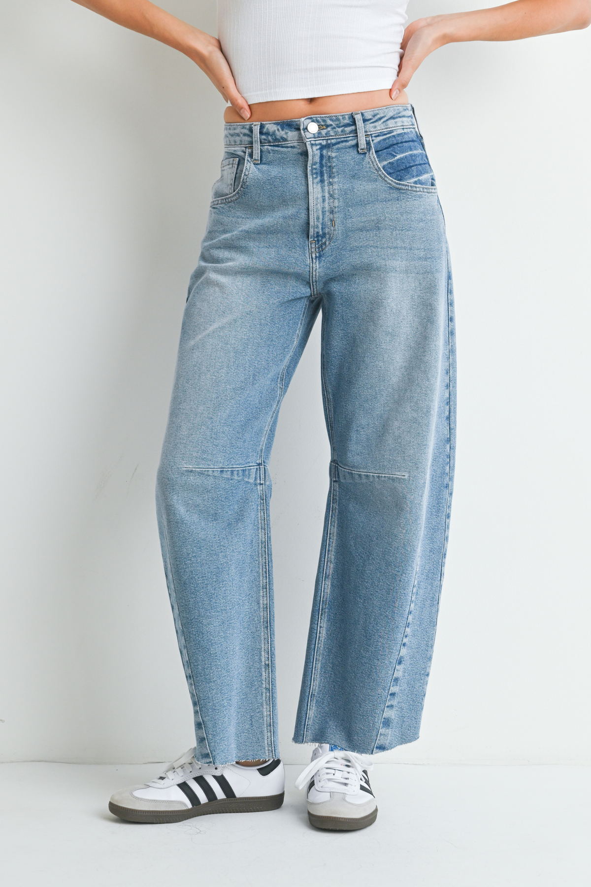 Just Black Denim | Billie Barrel Jeans | Sweetest Stitch