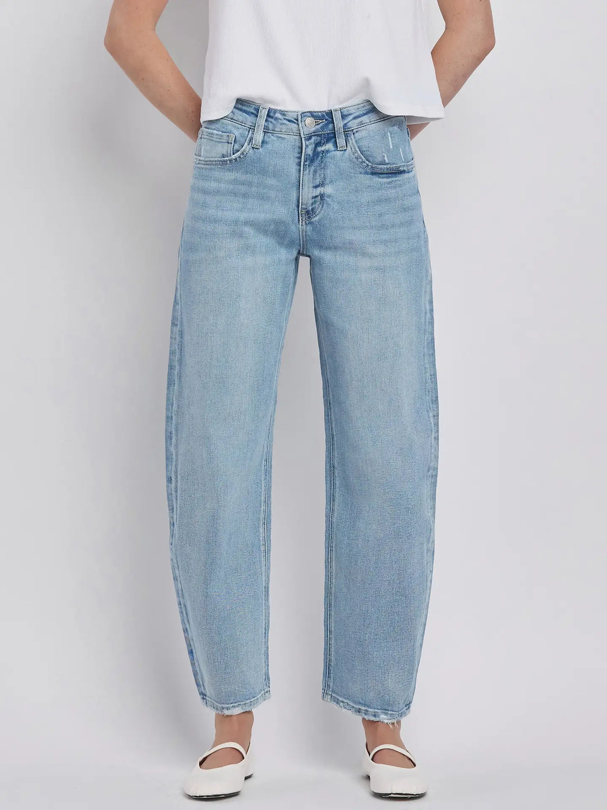 Lovervet by Vervet | Barrel Leg Jeans | Sweetest Stitch Boutique RVA