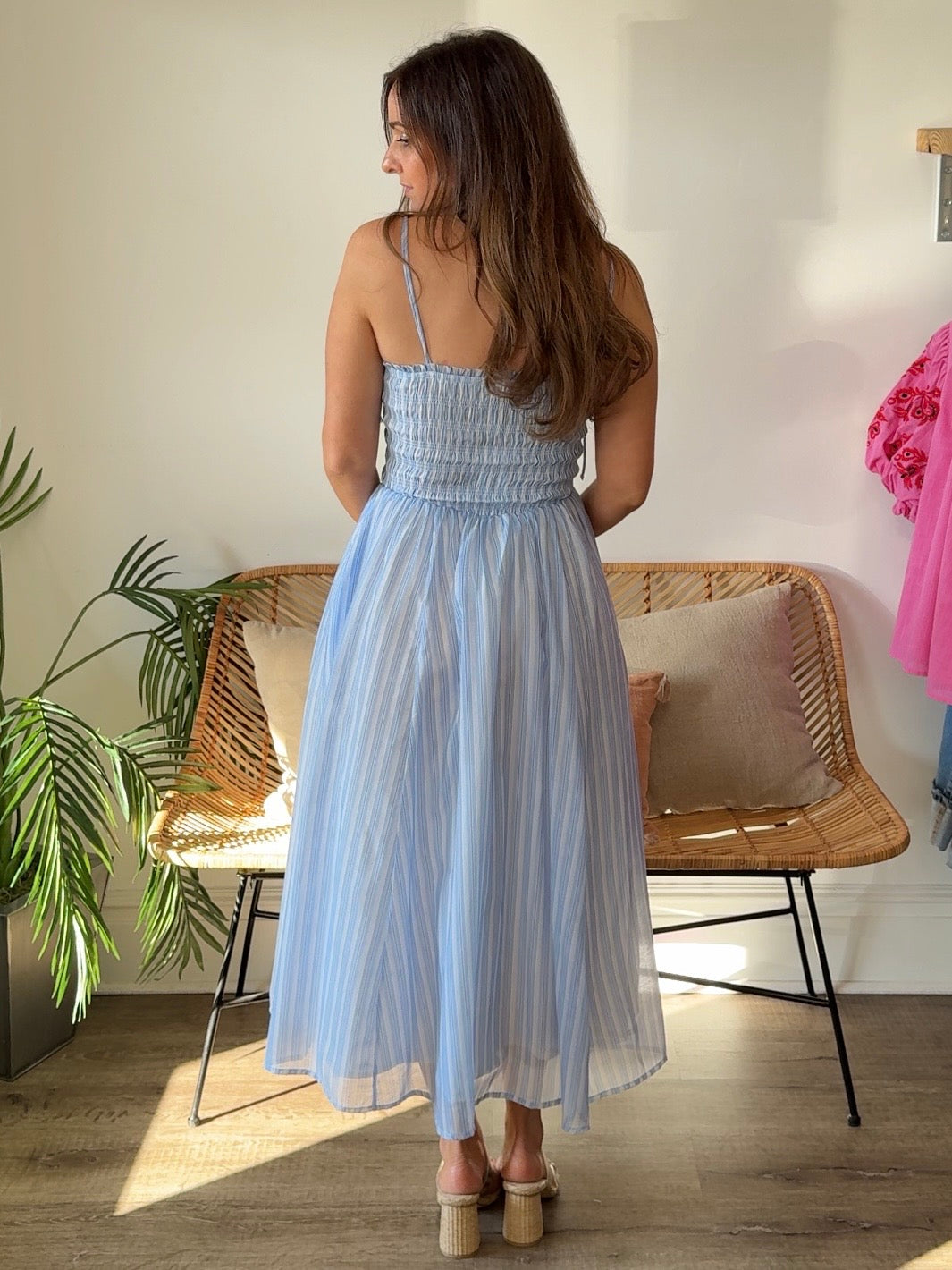 ASTR The Label | Harmoni Smocked Midi Dress | Sweetest Stitch RVA