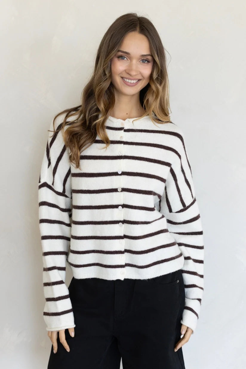 Things Between | Piper Striped Cardigan | Sweetest Stitch Boutique RVA