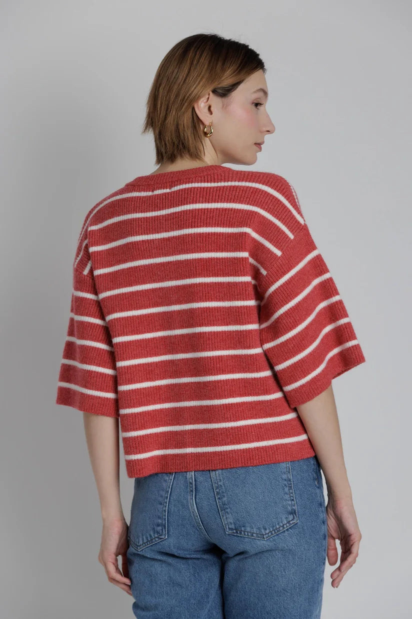 Aureum | Audrey Striped Knit Cardigan | Sweetest Stitch Boutique RVA