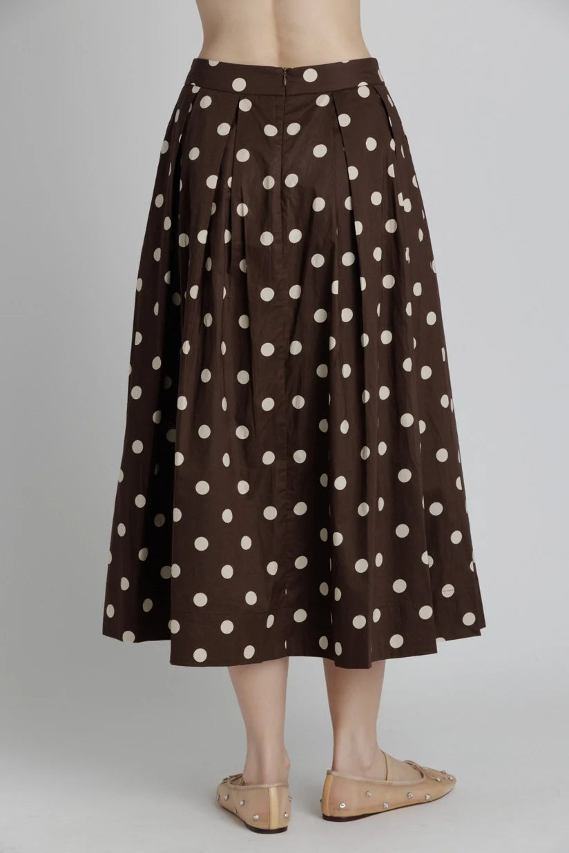 Aureum | Vivienne Polka Dot Midi Skirt | Sweetest Stitch Boutique RVA