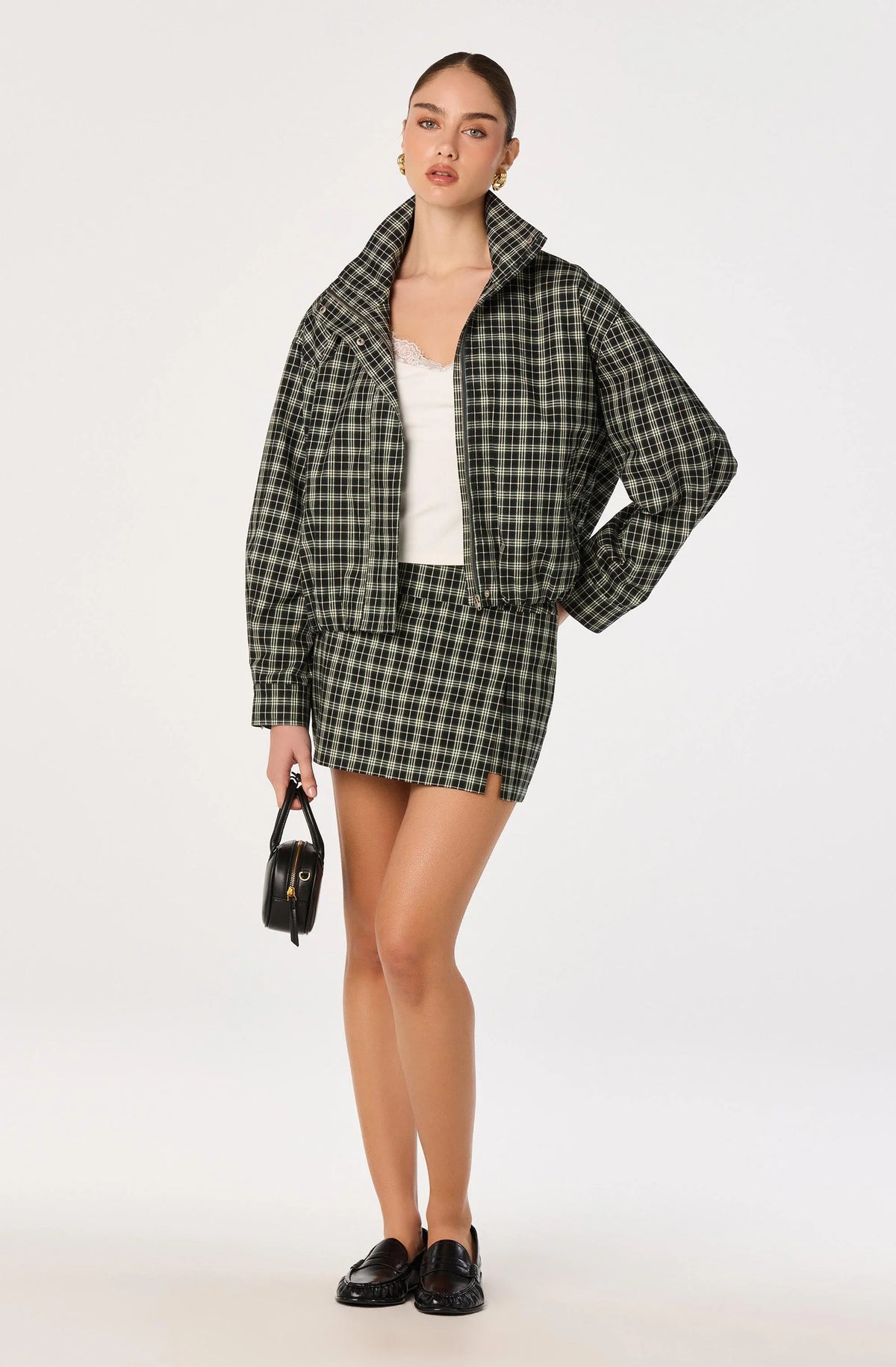 ASTR The Label | Cooper Funnel Collar Bomber Jacket | Sweetest Stitch