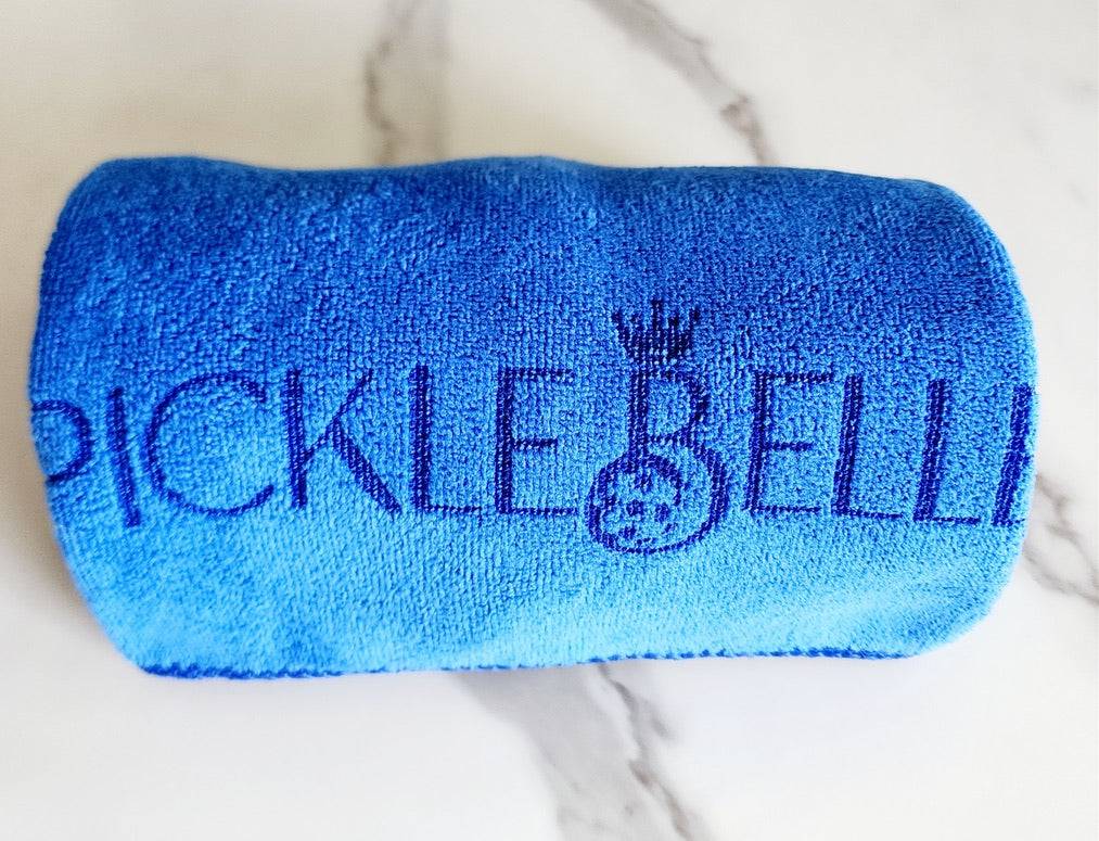 Blue Pickleball Rally Towel by PickleBelle