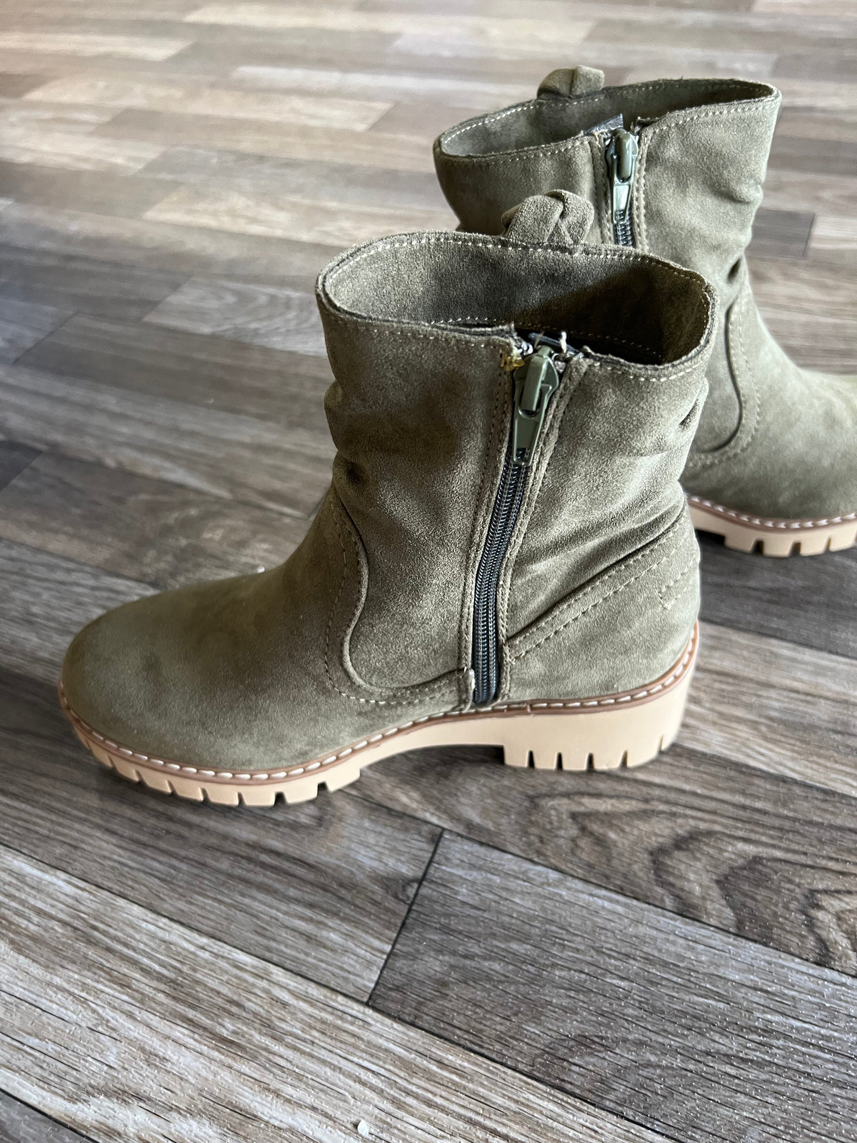 Very G Green Demi Boot