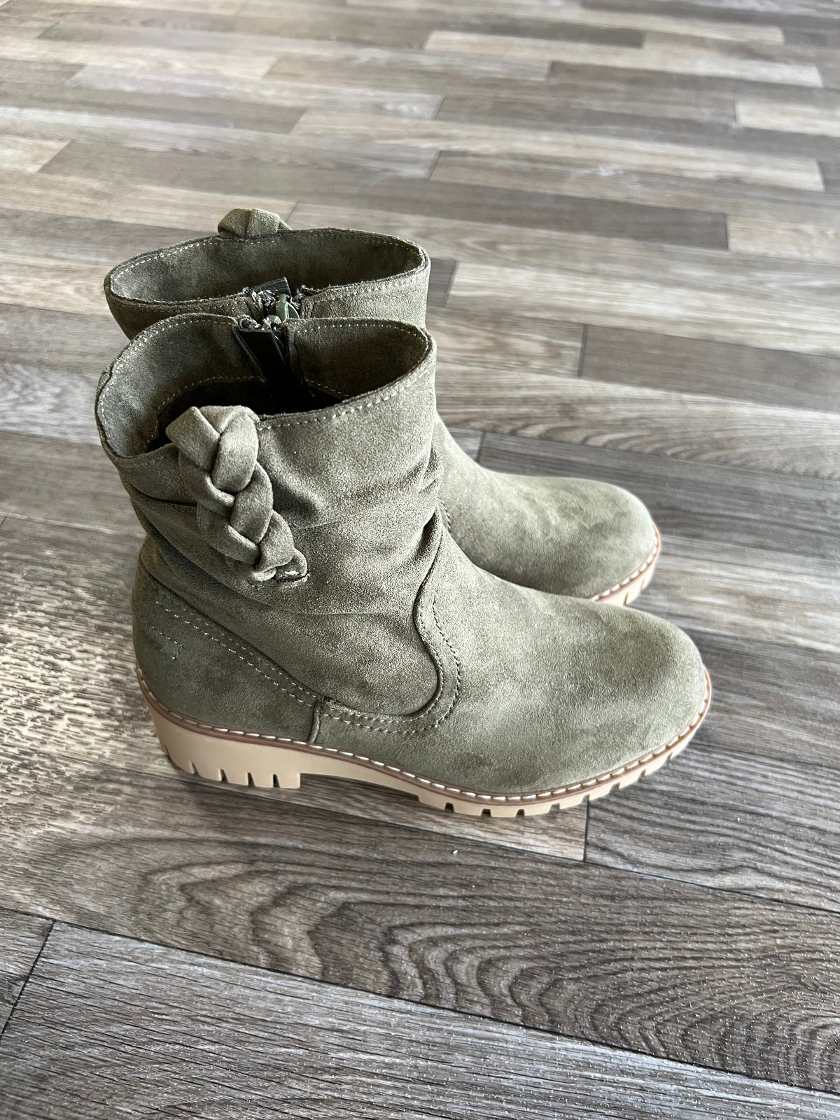 Very G Green Demi Boot