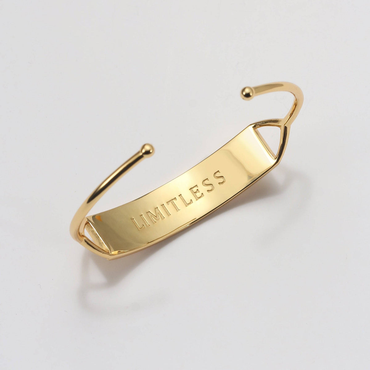 Touchstone Limitless Cuff Gold "Limitless" engraved on reverse