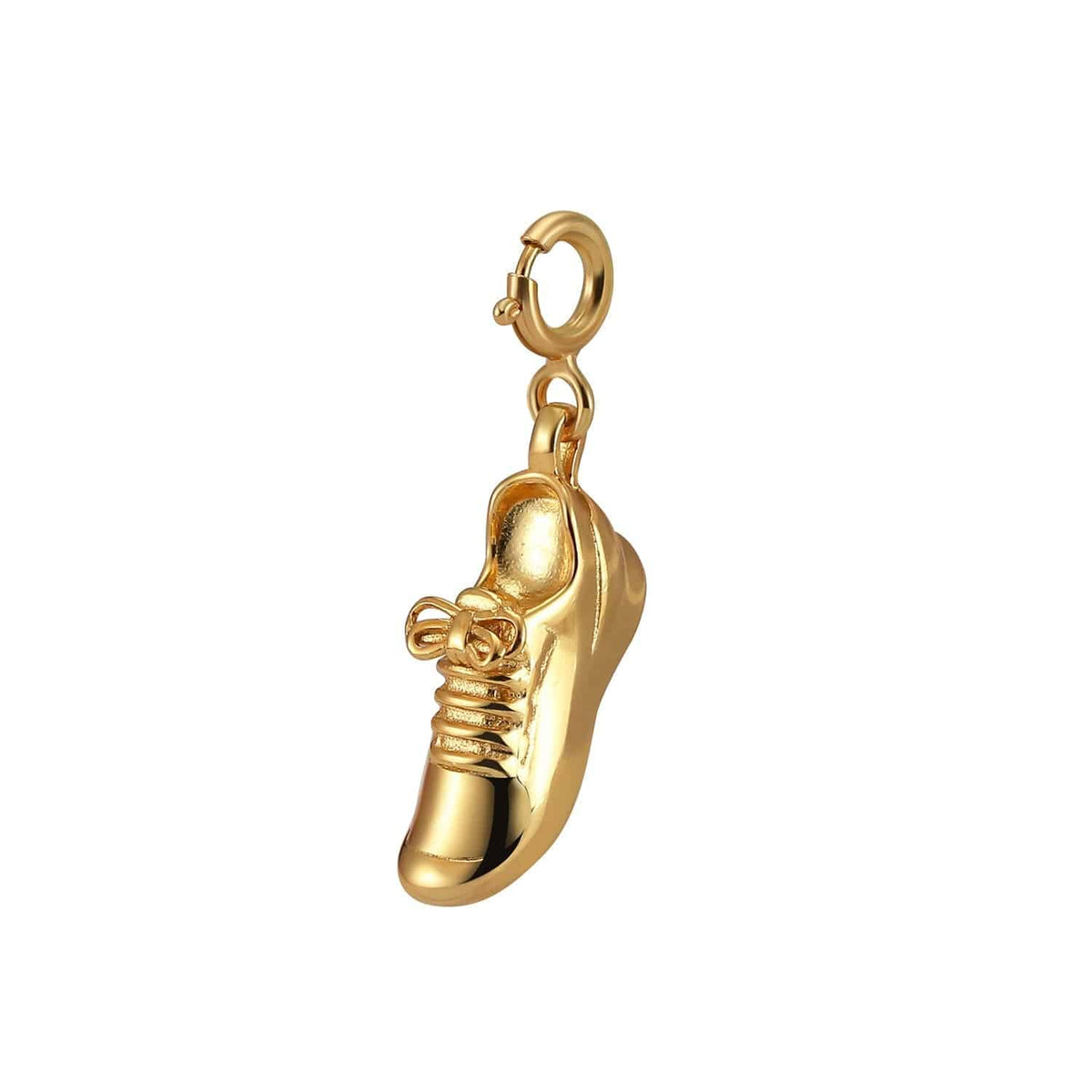 Tennis Shoe Clip On Charm Gold