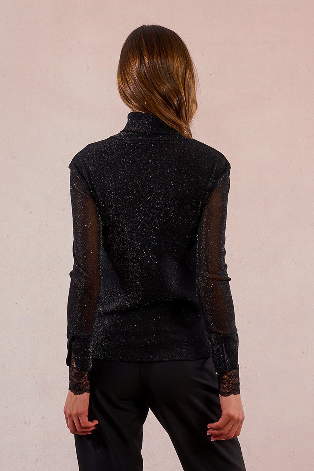 Black SILVER SHIMMER