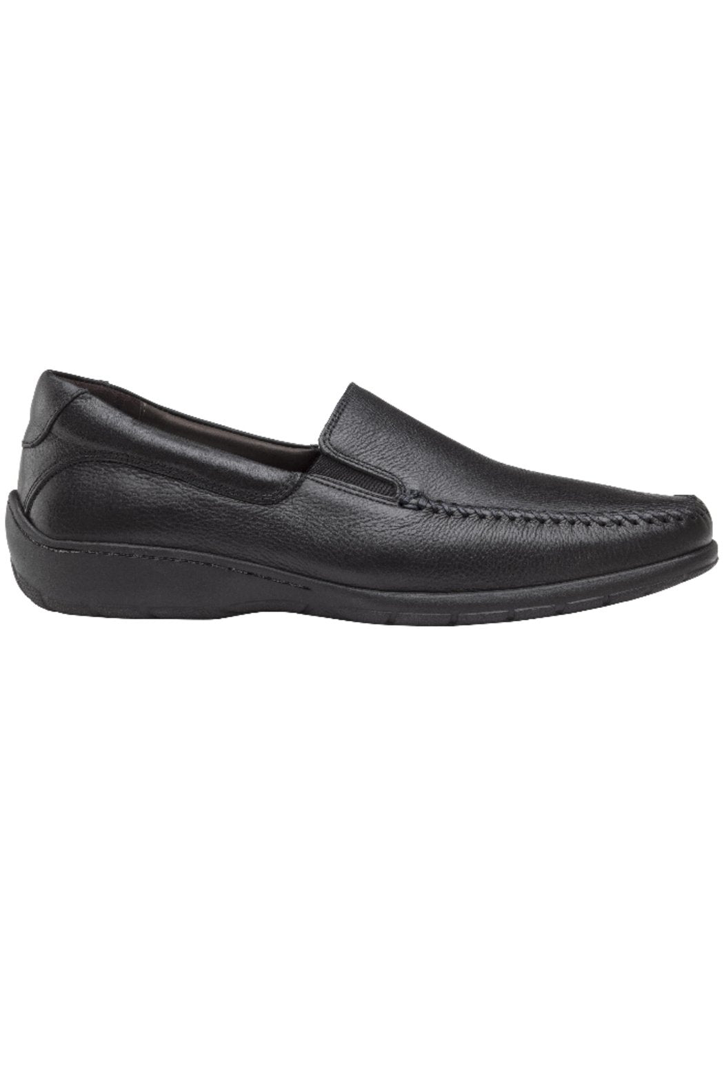 Black Tumbled Full Grain Leather