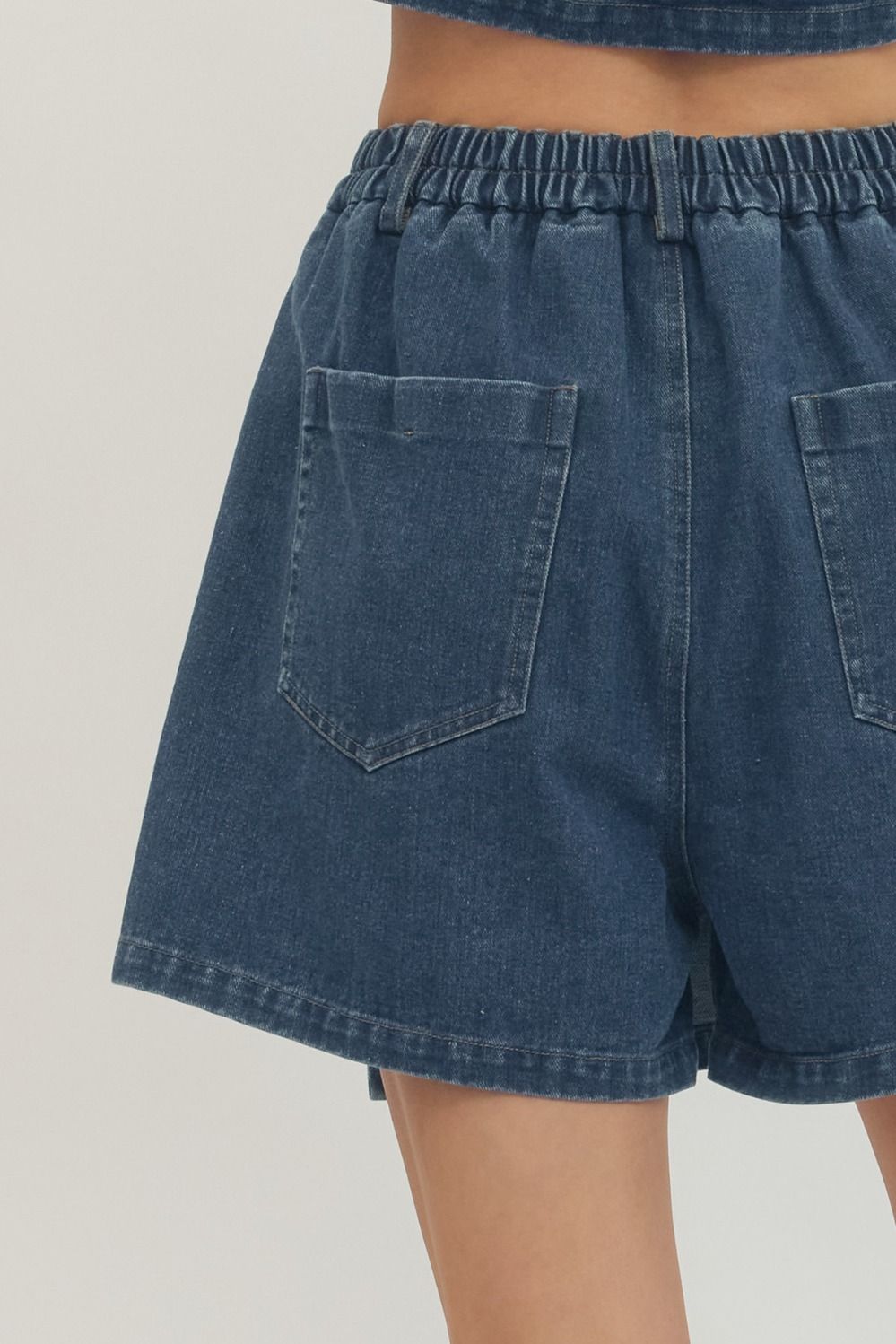 Entro | Morgan Denim Wrap Skort | Sweetest Stitch Boutique RVA