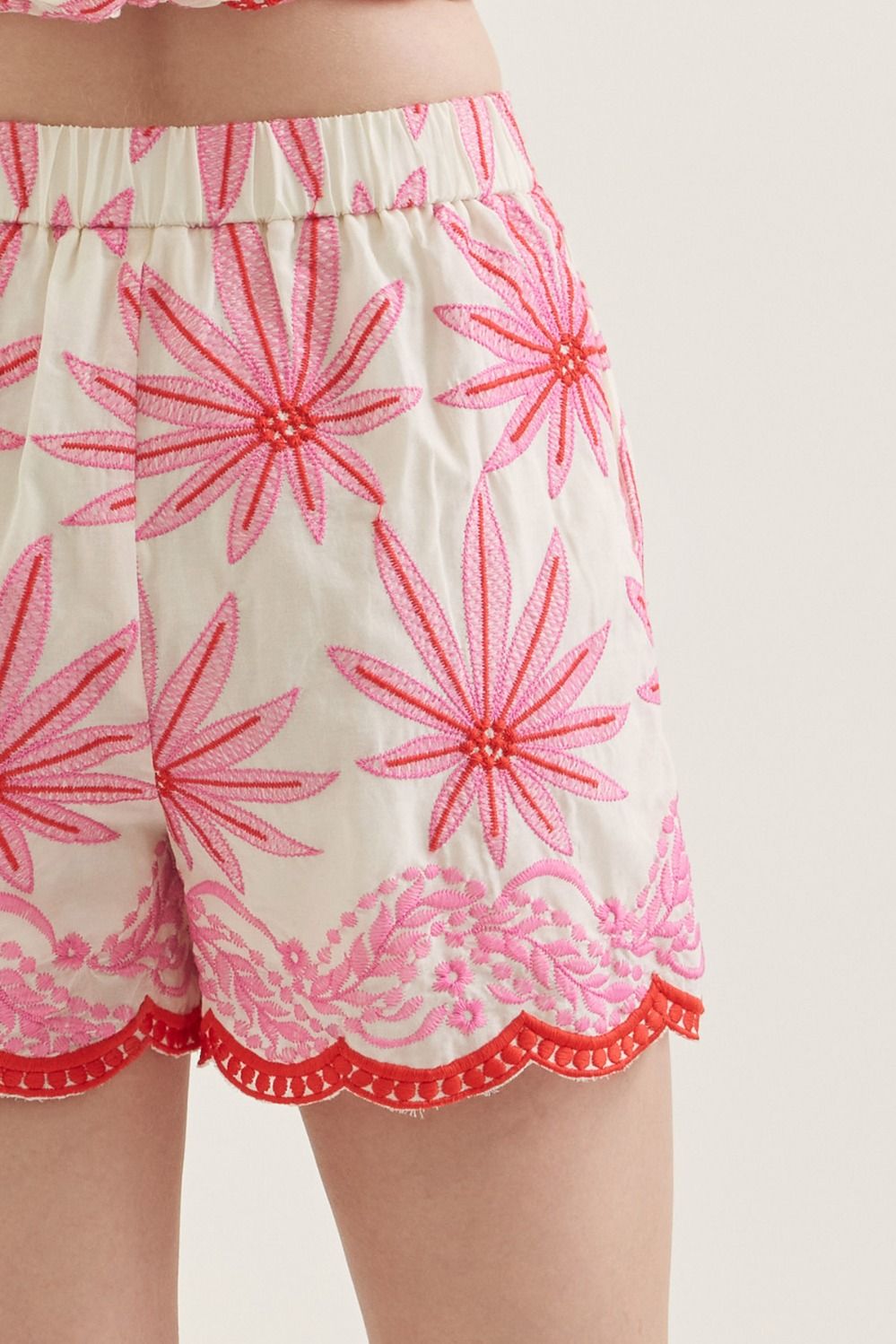 Entro | Elise Embroidered Shorts | Sweetest Stitch Boutique RVA