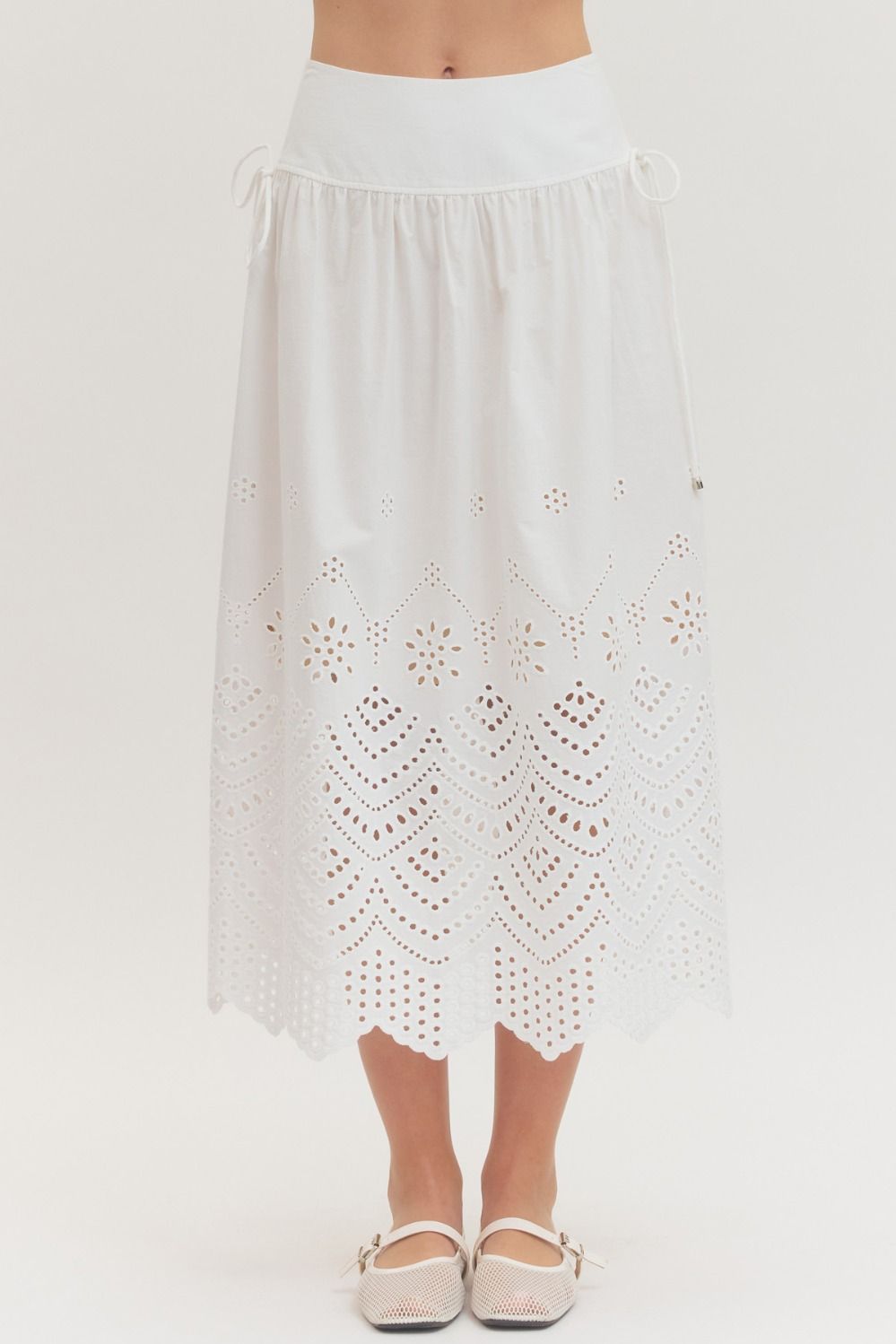 Entro | Lulu Midi Skirt | Sweetest Stitch Boutique Richmond VA