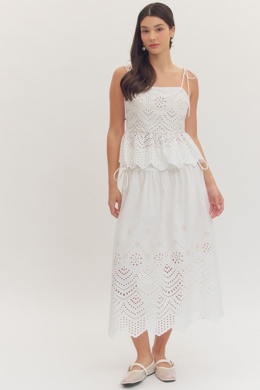 Entro | Lulu Midi Skirt | Sweetest Stitch Boutique Richmond VA