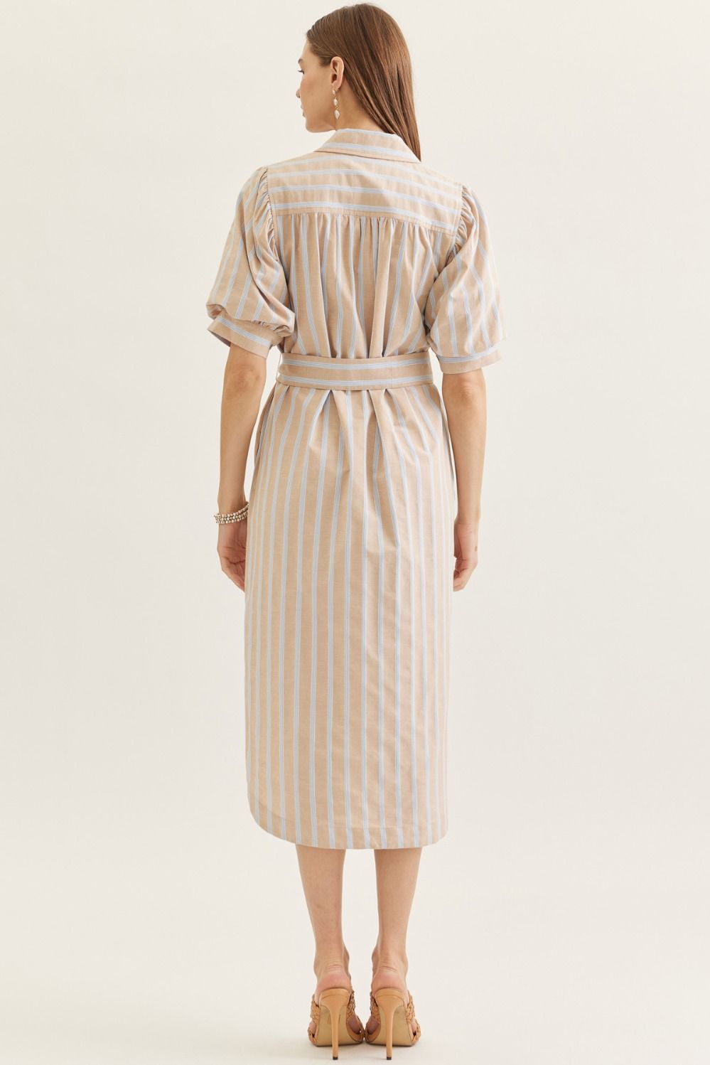 Entro | Bea Striped Midi Dress | Sweetest Stitch Boutique Richmond VA