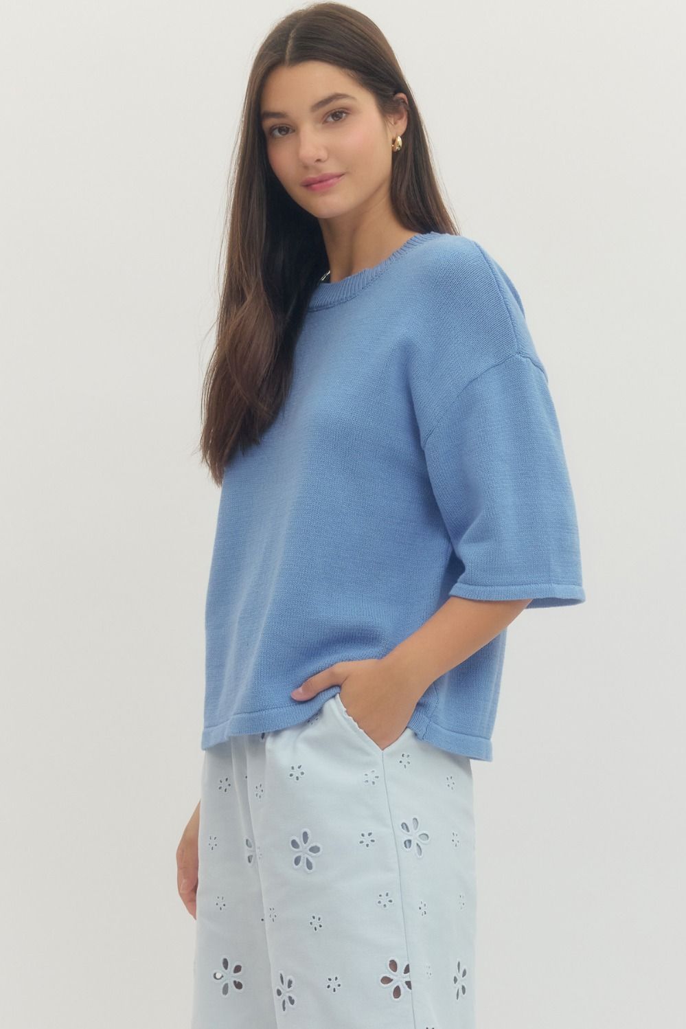 Entro | Cheyenne Knit Top | Sweetest Stitch Boutiqe Richmond VA