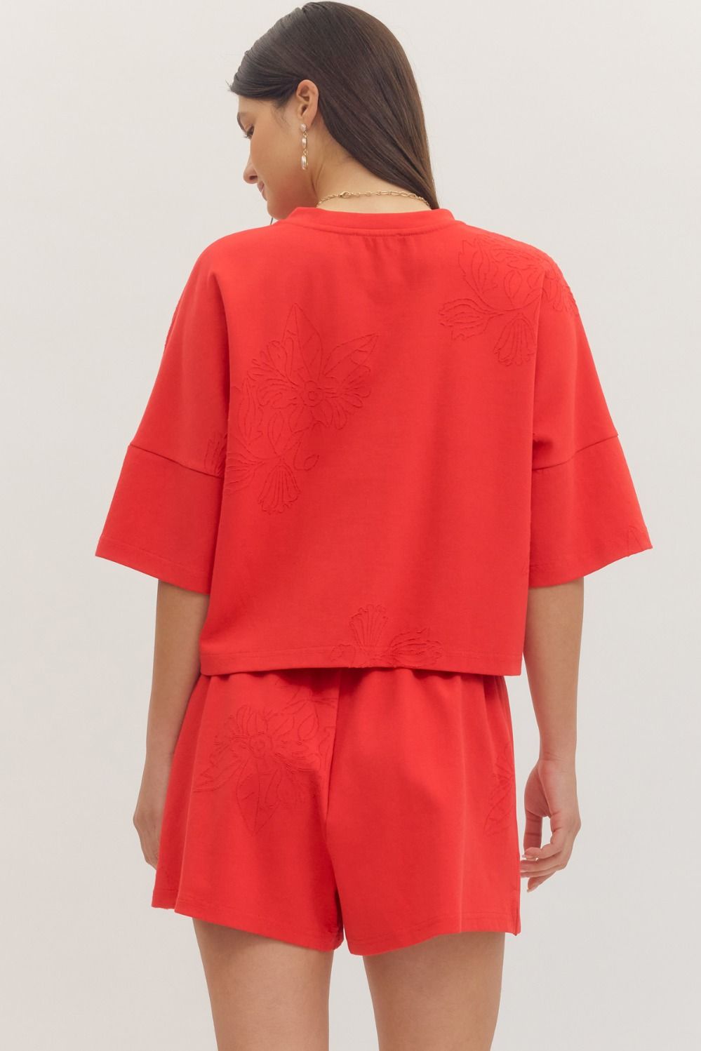 Entro | Johnna Embroidered Top | Sweetest Stitch Boutique Richmond