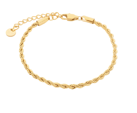 Bracelet Rope Chain Gold
