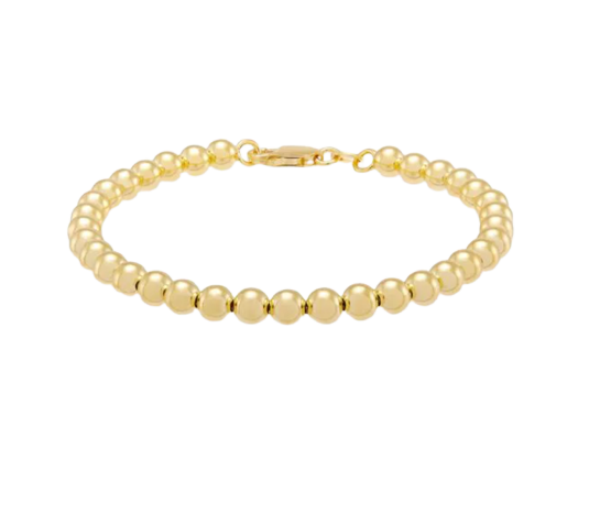 Bracelet Ball Bead Gold