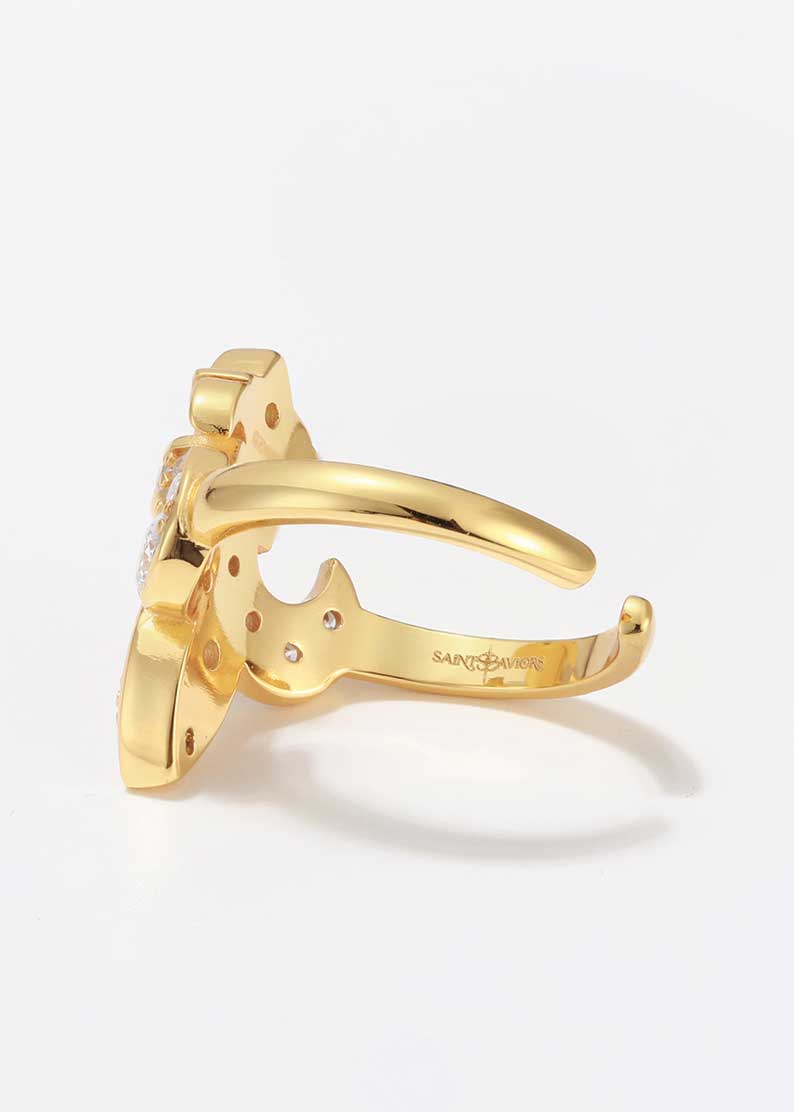 Saints and Saviors Fleur Deni Gold Ring