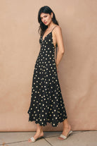 Dress Forum | Madelyn Polka Dot Midi Dress | Sweetest Stitch Boutique