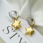 18k Gold Diamond Charm Earrings - Yayas Glam & Gift Shop