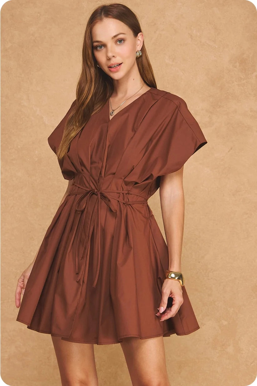 Strut & Bolt | Stacey V-Neck Mini Dress | Sweetest Stitch Boutique RVA