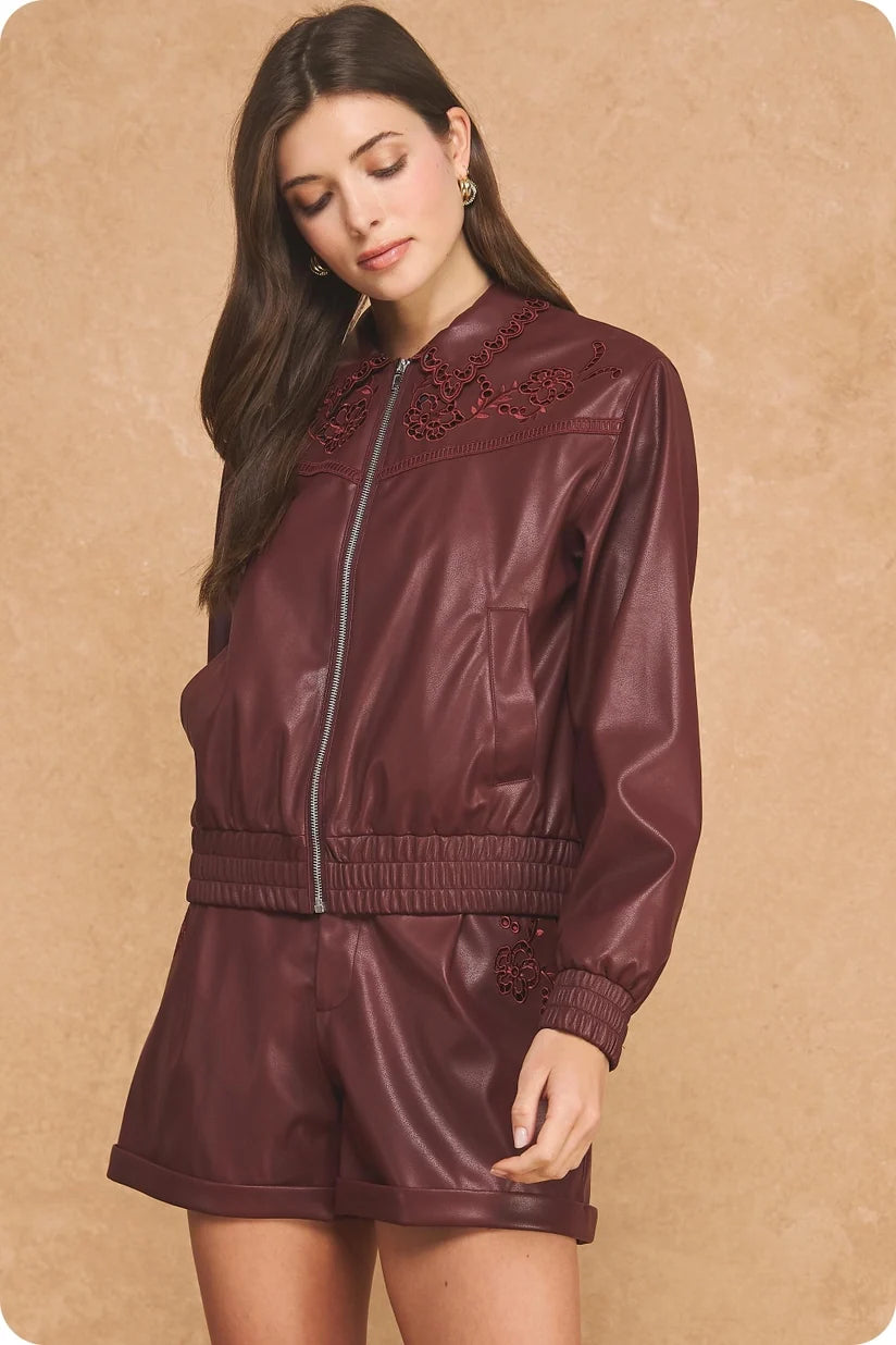 Strut & Bolt | Lisa Faux Leather Jacket | Sweetest Stitch Boutique RVA