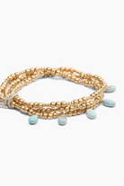Timeless/Blue Howlite/Gold Main