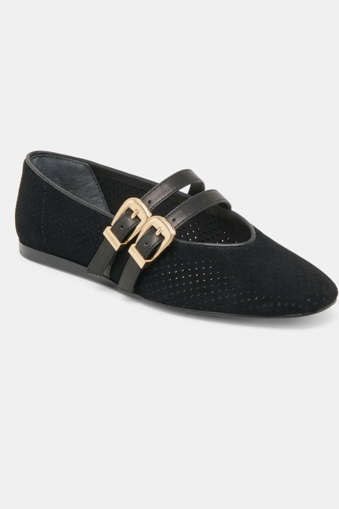 Onix Perforated Suede