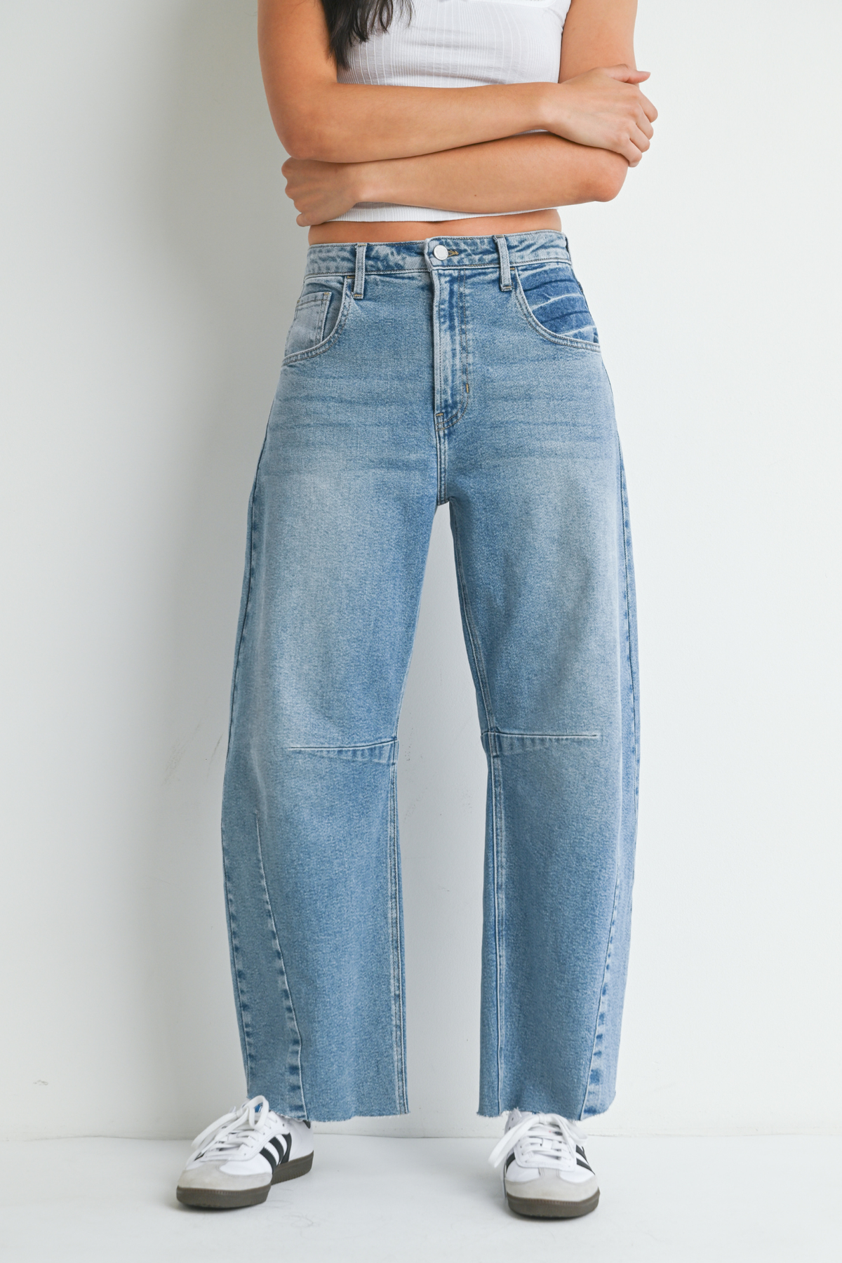 Just Black Denim | Billie Barrel Jeans | Sweetest Stitch