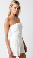 Olivaceous | Stella Strapless Romper | Sweetest Stitch Boutique RVA