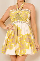 Cutie Smock Tube Dress with Bow - Yayas Glam & Gift Shop