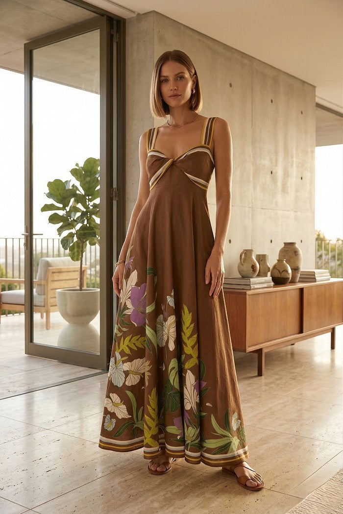 Sundayup Clothing | Hampton Floral Midi Dress | Sweetest Stitch