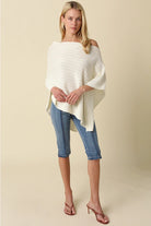 Olivaceous | Lilia Knit Poncho | Sweetest Stitch Boutique Richmond VA
