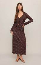 Z Supply | Eda Polka Dot Midi Skirt | Sweetest Stitch Boutique RVA