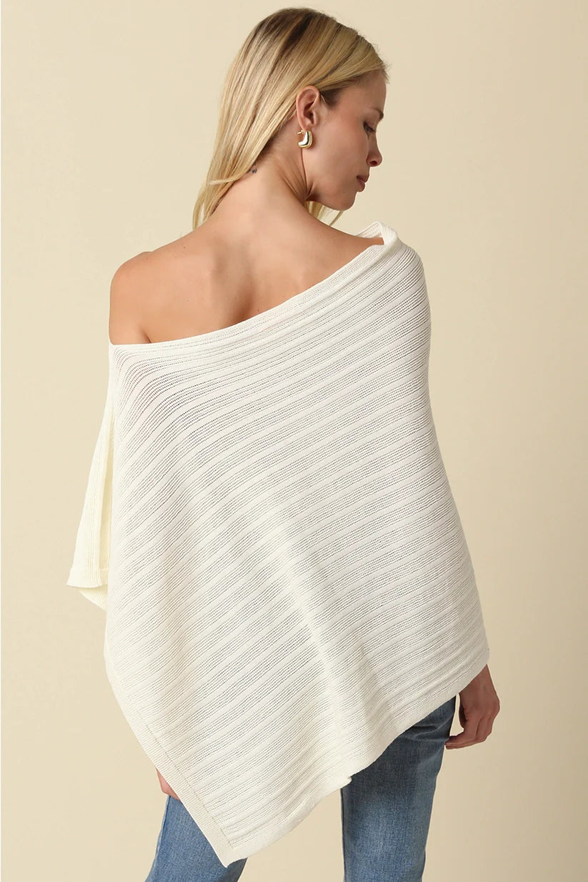 Olivaceous | Lilia Knit Poncho | Sweetest Stitch Boutique Richmond VA