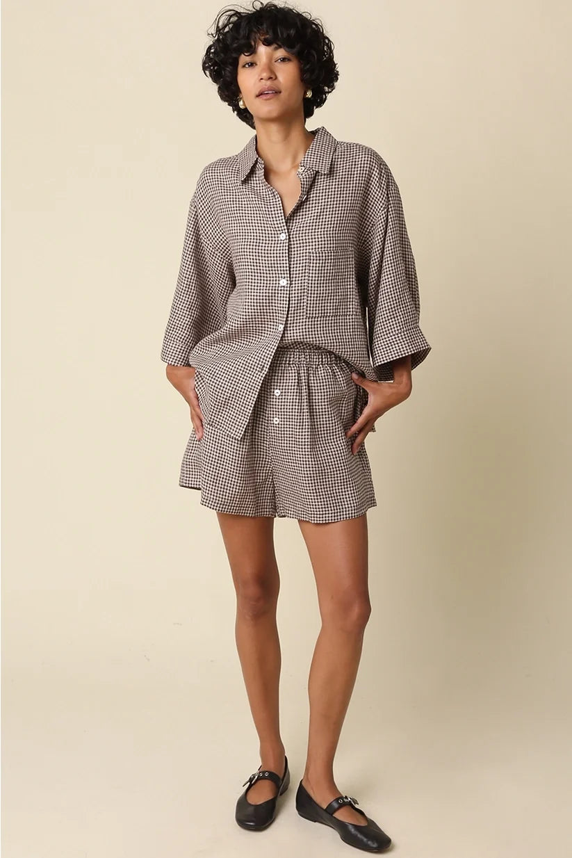 Olivaceous | Gabi Gingham Shorts | Sweetest Stitch Boutique RVA