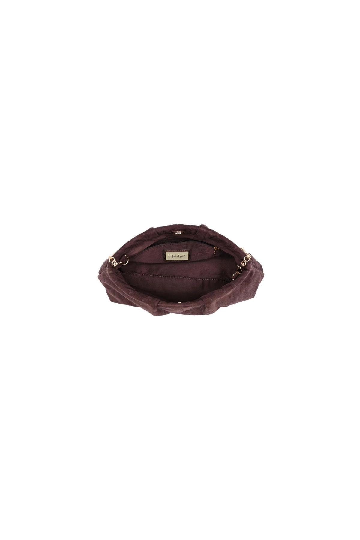 Moda Luxe | Elva Suede Clutch - Chocolate | Sweetest Stitch Boutique
