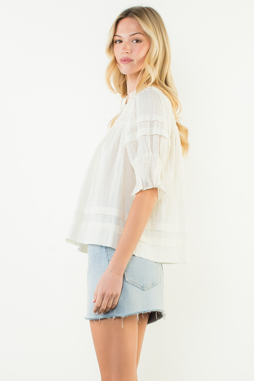THML | Bonnie V-Neck Top | Sweetest Stitch Boutique Richmond
