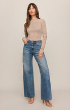 Z Supply | Avery Mock Neck Sweater Top | Sweetest Stitch Boutique
