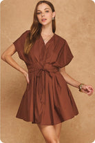 Strut & Bolt | Stacey V-Neck Mini Dress | Sweetest Stitch Boutique RVA