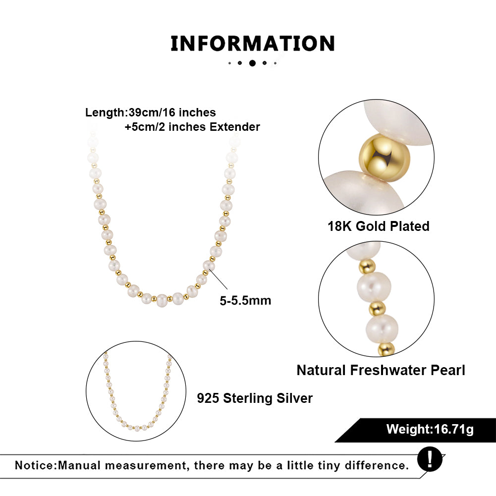 Pearly Choker Necklace Specs