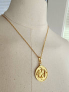 Gold Zodiac Pisces Necklace