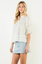 THML | Bonnie V-Neck Top | Sweetest Stitch Boutique Richmond