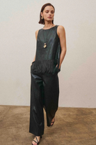 Able | Delilah Faux Leather Fringe Top | Sweetest Stitch Boutique RVA